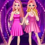 Rapunzel And Anna Pink Style